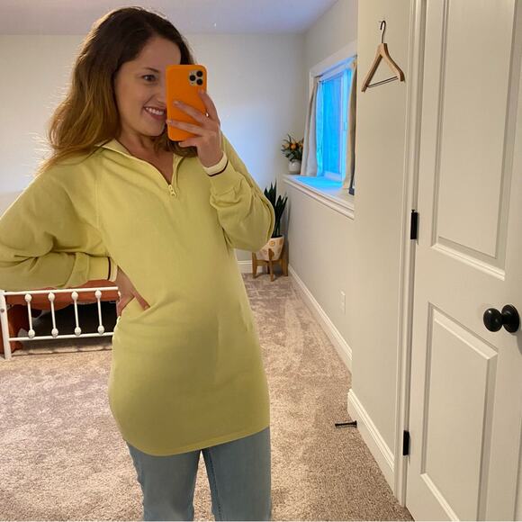 Isabel Marant Etoile Tennis Ball Yellow Knit Sweater Dress 36 Small - Picture 5 of 16